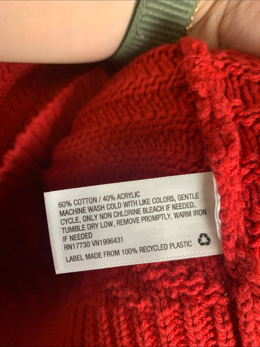 Universal Thread Bright Red Crewneck Sweater - Picture 3 of 4